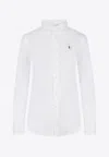 Polo Ralph Lauren Polo Pony-embroidered Shirt In White