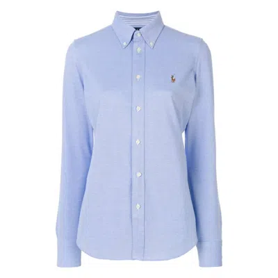 POLO RALPH LAUREN LOGO EMBROIDERED OXFORD SHIRT