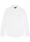 Polo Ralph Lauren Slim Fit Oxford Shirt White In White
