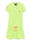 Polo Ralph Lauren Logo-embroidered Polo Dress In Green