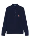 Polo Ralph Lauren Logo-embroidered Polo Shirt In 蓝色