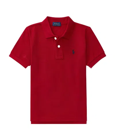 Polo Ralph Lauren Kids' Logo-embroidered Polo Shirt In Red