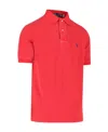 Polo Ralph Lauren Logo Embroidery Polo Shirt In Red