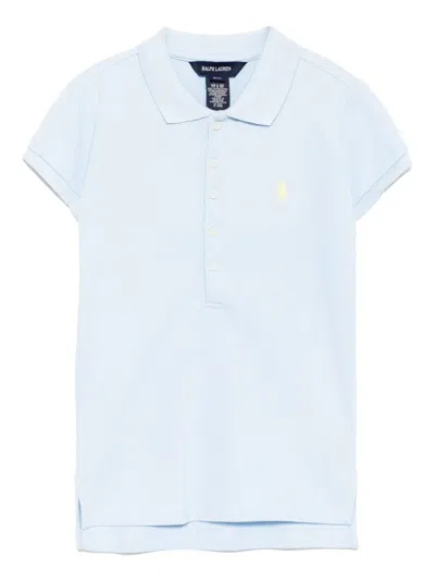 Polo Ralph Lauren Kids' Logo-embroidered Polo Shirt In Blue