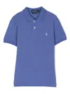 Polo Ralph Lauren Logo-embroidered Polo Shirt In Blue