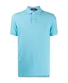 Polo Ralph Lauren Sskcslim1 Short Sleeve Knit Clothing In Blue