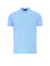 Polo Ralph Lauren Logo Embroidered Polo Shirt In Blue