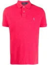 Polo Ralph Lauren Logo-embroidered Polo Shirt In Pink