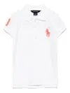 Polo Ralph Lauren Logo-embroidered Polo Shirt In White