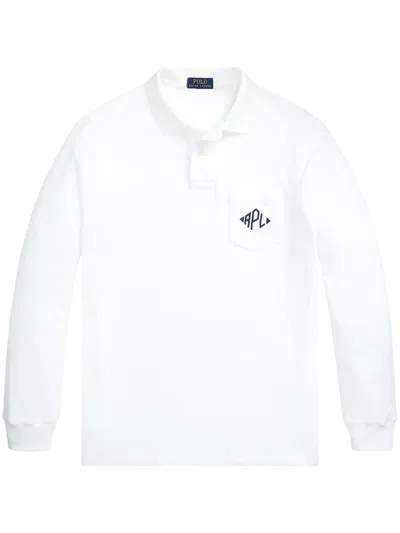 Polo Ralph Lauren Logo-embroidered Polo Shirt In White