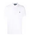 Polo Ralph Lauren Embroidered Logo Short-sleeve Polo Shirt In White