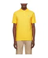 Polo Ralph Lauren Logo Embroidered Polo Shirt In Yellow