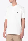 Polo Ralph Lauren Logo Embroidered Polo T-shirt In White