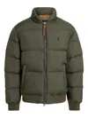Polo Ralph Lauren Logo-embroidered Quilted Jacket In Green