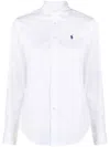 Polo Ralph Lauren Classic Long Sleeves Button Front Shirt Clothing In White