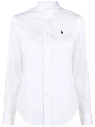 POLO RALPH LAUREN LOGO-EMBROIDERED SHIRT