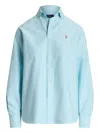 Polo Ralph Lauren Relaxed Fit Cotton Oxford Shirt In Blue