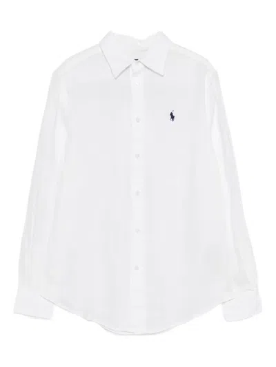 POLO RALPH LAUREN LOGO-EMBROIDERED SHIRT
