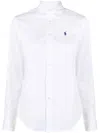 Polo Ralph Lauren Relaxed Fit Linen Shirt In White