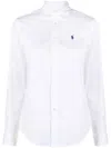 Polo Ralph Lauren Classic Long Sleeves Button Front Shirt Clothing In White