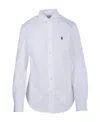 Polo Ralph Lauren Relaxed Fit Linen Shirt In White
