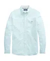 Polo Ralph Lauren Embroidered Logo Oxford Shirt In Blue