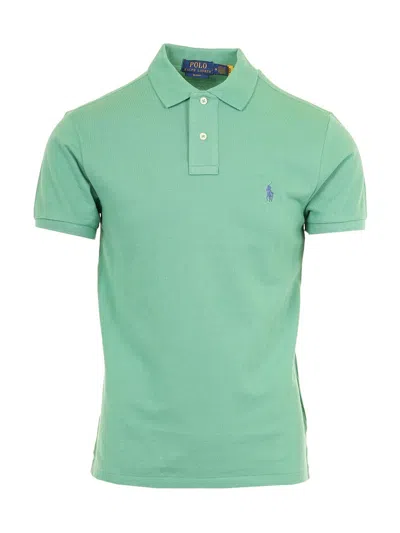 Polo Ralph Lauren Logo Embroidered Short-sleeved Polo Shirt