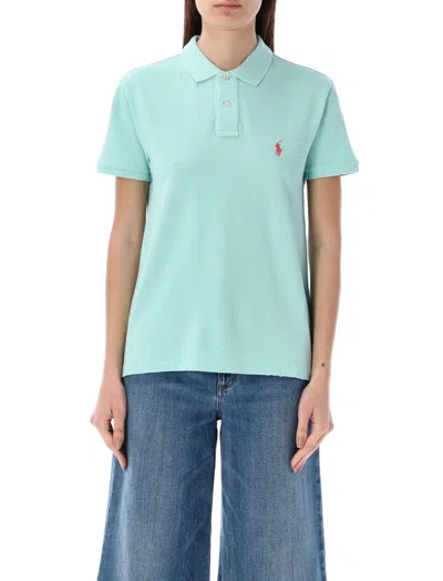 Polo Ralph Lauren Logo Embroidered Short Sleeved Polo Shirt In Green