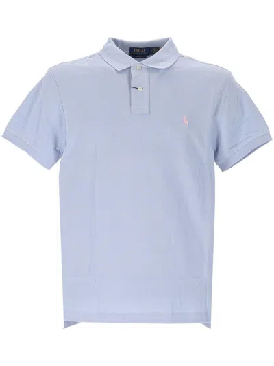 POLO RALPH LAUREN LOGO EMBROIDERED SHORT-SLEEVED POLO SHIRT POLO RALPH LAUREN