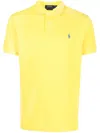 Polo Ralph Lauren Logo-embroidered Short-sleeved Polo Shirt In Yellow