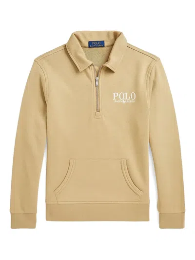 Polo Ralph Lauren Kids' Logo-embroidered Sweatshirt In 中性色