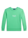 Polo Ralph Lauren Logo-embroidered Sweatshirt In Green