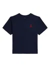 Polo Ralph Lauren Logo-embroidered T-shirt In Blue