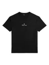 Polo Ralph Lauren Ribbed Crew-neck Cotton T-shirt With Short Sleeves In Black