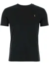 Polo Ralph Lauren Custom Slim-fit In Pima Cotton T-shirt In Black