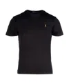 Polo Ralph Lauren Custom Slim-fit In Pima Cotton T-shirt In Black