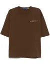Polo Ralph Lauren Logo-embroidered T-shirt In Brown