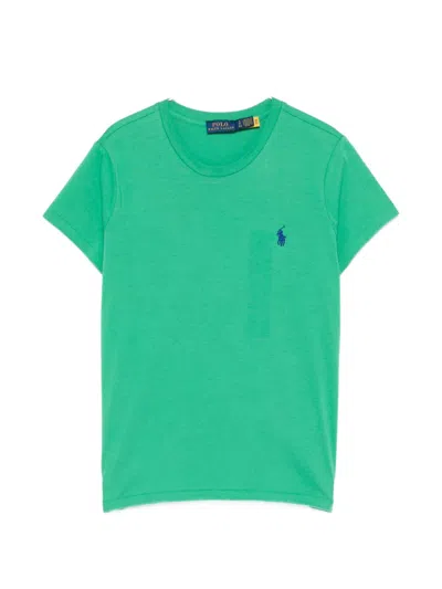 Polo Ralph Lauren Logo-embroidered T-shirt In Green
