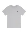 Polo Ralph Lauren Boys Grey Cotton Pony Logo T-shirt In Grey