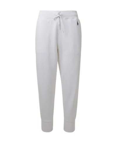 Polo Ralph Lauren Logo-embroidered Tapered Track Pants In Gray