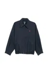 Polo Ralph Lauren Blue Denim Jacket With Embroidered Logo On The Front In Blue