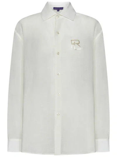 Polo Ralph Lauren Logo Embroidered White Shirt