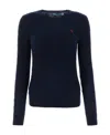 Polo Ralph Lauren Logo-embroidered Wool-cashmere Jumper In Black
