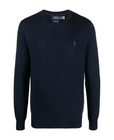 POLO RALPH LAUREN POLO RALPH LAUREN PONY EMBROIDERED CREWNECK JUMPER