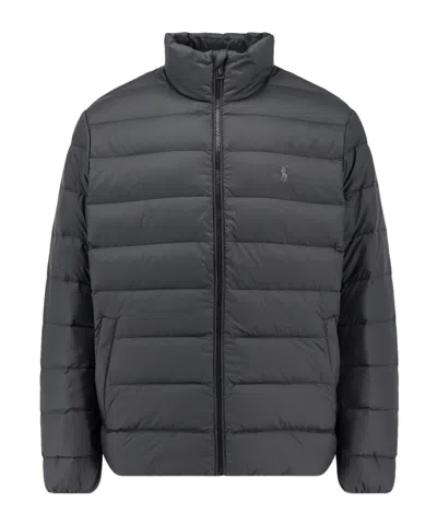 POLO RALPH LAUREN POLO RALPH LAUREN LOGO EMBROIDERED ZIP-UP JACKET