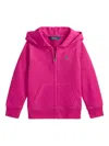 Polo Ralph Lauren French Terry Full-zip Hoodie In Pink