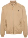 Polo Ralph Lauren Reversible Light Brown Jacket With Signature Polo Pony Motif