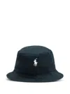 Polo Ralph Lauren Logo-embroidery Bucket Hat In 蓝色