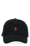 Polo Ralph Lauren Black Baseball Cap With Logo Embroidery In Cotton Man In Black