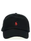 Polo Ralph Lauren Black Baseball Cap With Logo Embroidery In Cotton Man In Black